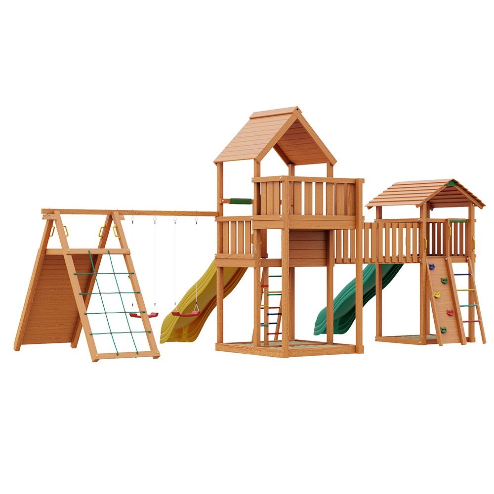 Детская деревянная площадка Jungle Palace Делюкс JВ15